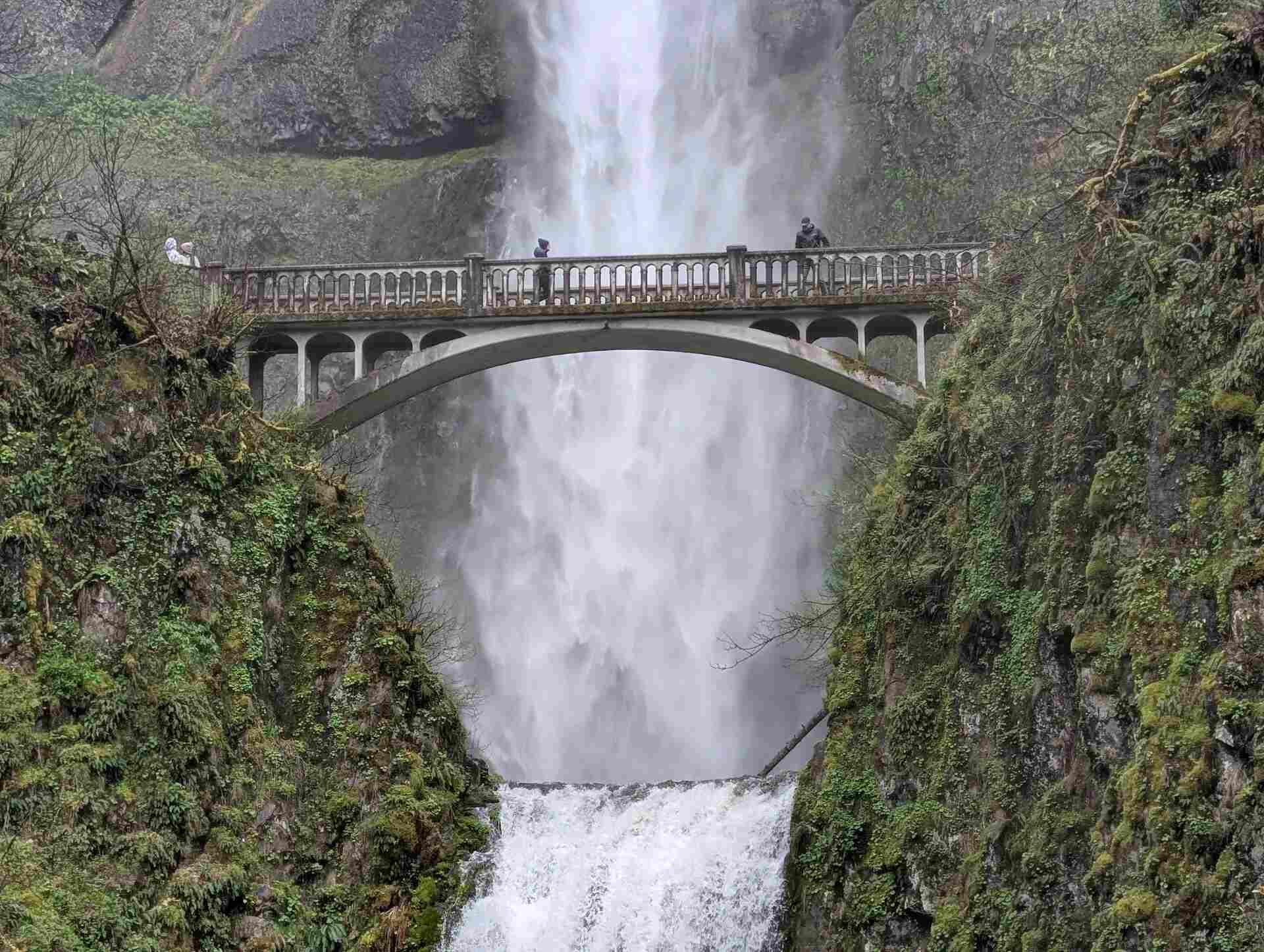 Multnomah Falls in the Columbia River Gorge